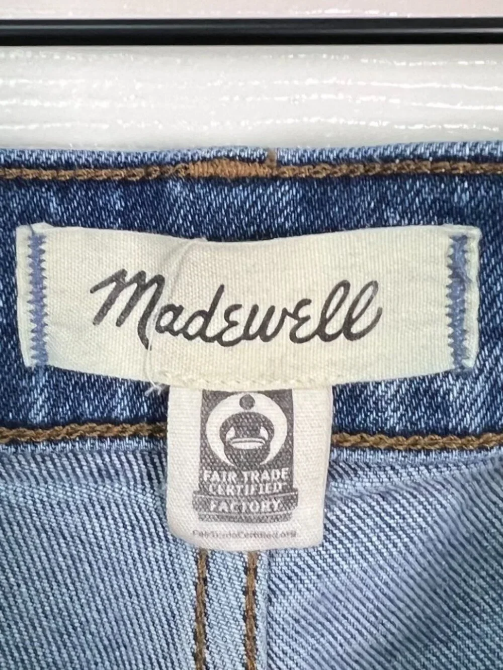 Madewell The Perfect Vintage Straight Leg Jean Med Wash Size 30